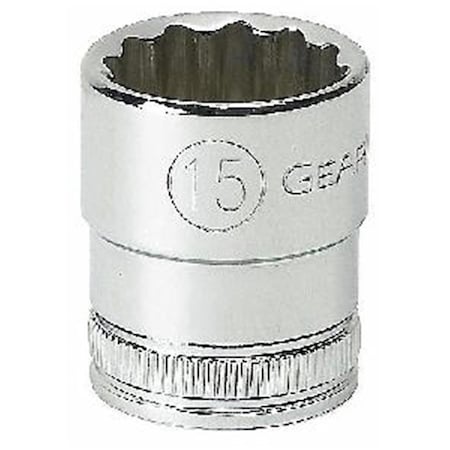 Gearwrench 80488 0.38 in. Drive 12 Pt. Std. Metric Socket- 12 mm. KDT-80488